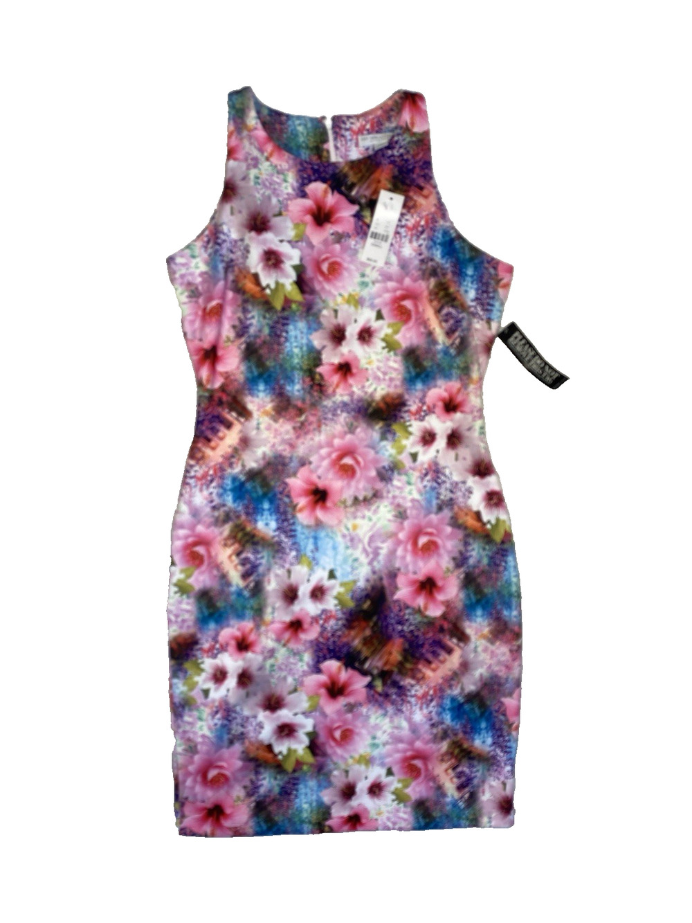 New York & Company Dress XS NEW Sleeveless Floral Office Career Stretch Shift